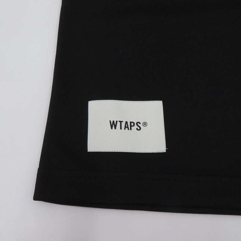 W)TAPS | ダブルタップス DUP 02 / SS / POLY. COOLMAX ポロシャツ 261ATDT-CSM26 ブラック サイズ：2【瀬戸大橋店】