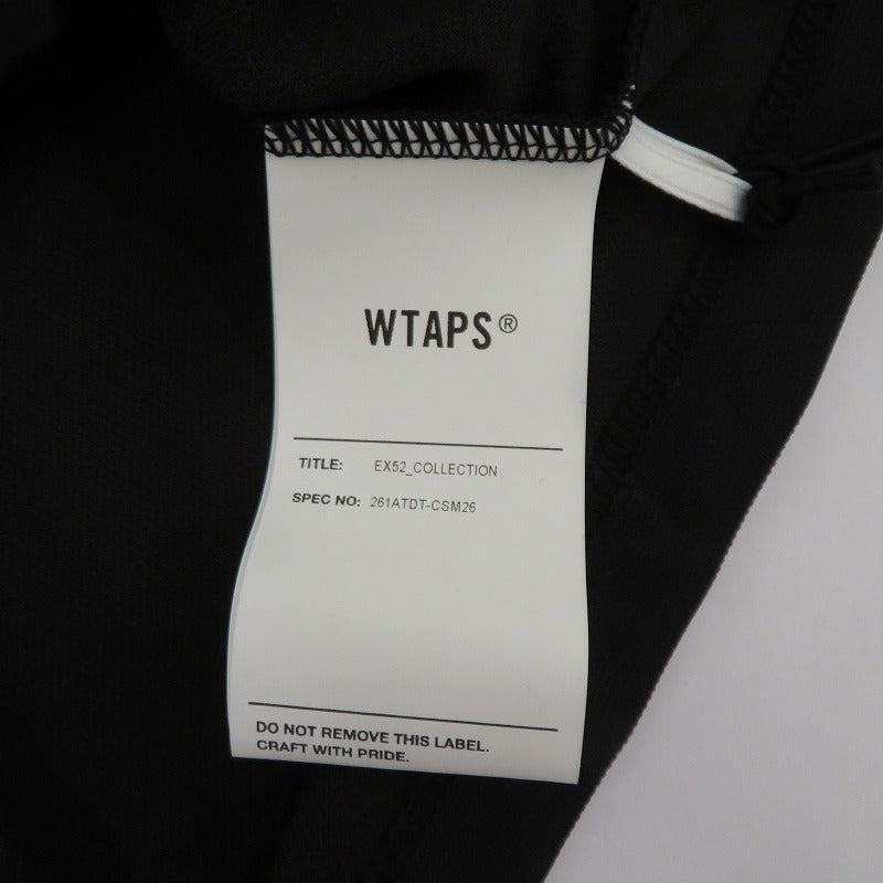 W)TAPS | ダブルタップス DUP 02 / SS / POLY. COOLMAX ポロシャツ 261ATDT-CSM26 ブラック サイズ：2【瀬戸大橋店】