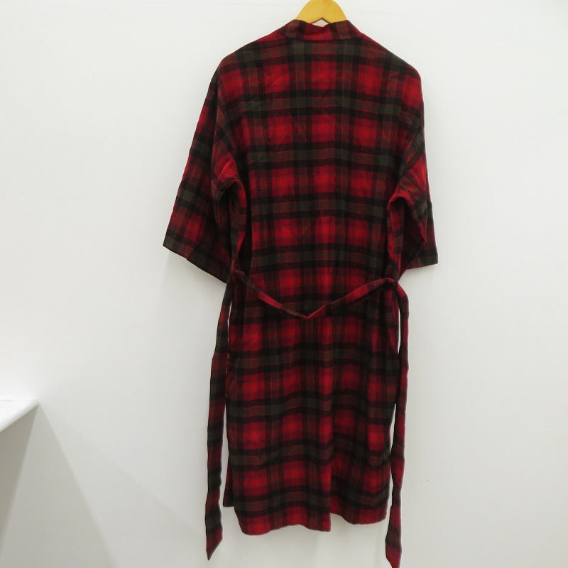 PENDLETON | ペンドルトン ガウン　チェック柄 その他アウター レッド サイズ：L【瀬戸大橋店】