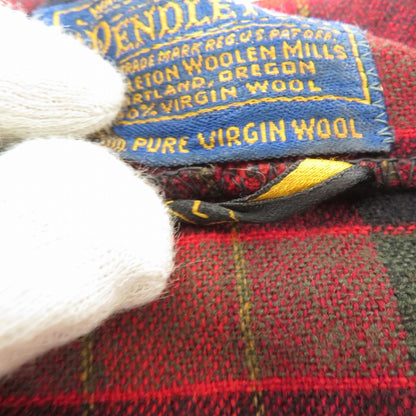 PENDLETON | ペンドルトン ガウン　チェック柄 その他アウター レッド サイズ：L【瀬戸大橋店】