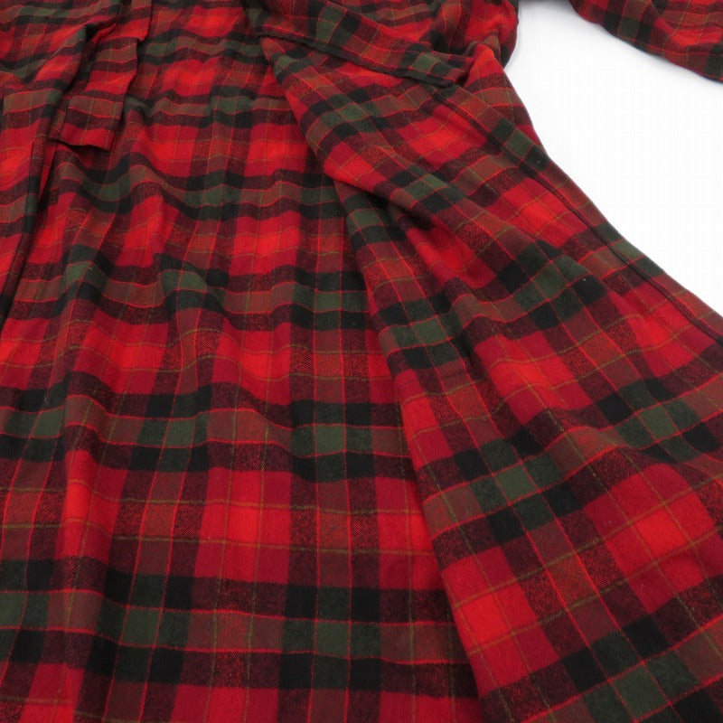 PENDLETON | ペンドルトン ガウン　チェック柄 その他アウター レッド サイズ：L【瀬戸大橋店】