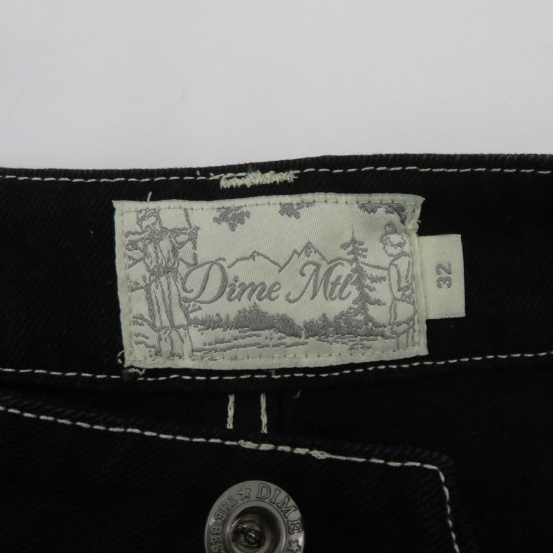 Dmie BAGGY DENIM PANTS デニム パンツ CA59648 ブラック サイズ：32【瀬戸大橋店】