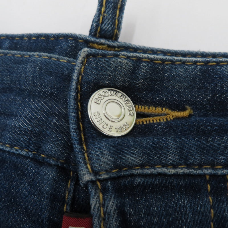 DSQUARED2 | ディースクエアード Skater Jean ダメージ加工 デニムパンツ S79LA0009 S30342 インディゴ サイズ：48【瀬戸大橋店】