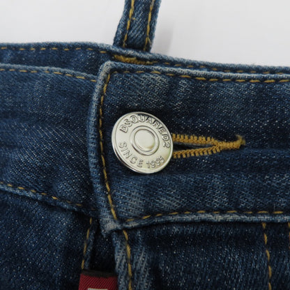 DSQUARED2 | ディースクエアード Skater Jean ダメージ加工 デニムパンツ S79LA0009 S30342 インディゴ サイズ：48【瀬戸大橋店】