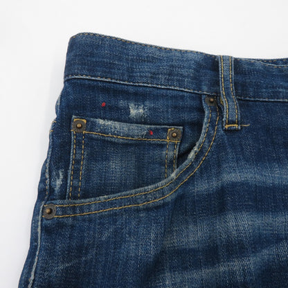 DSQUARED2 | ディースクエアード Skater Jean ダメージ加工 デニムパンツ S79LA0009 S30342 インディゴ サイズ：48【瀬戸大橋店】