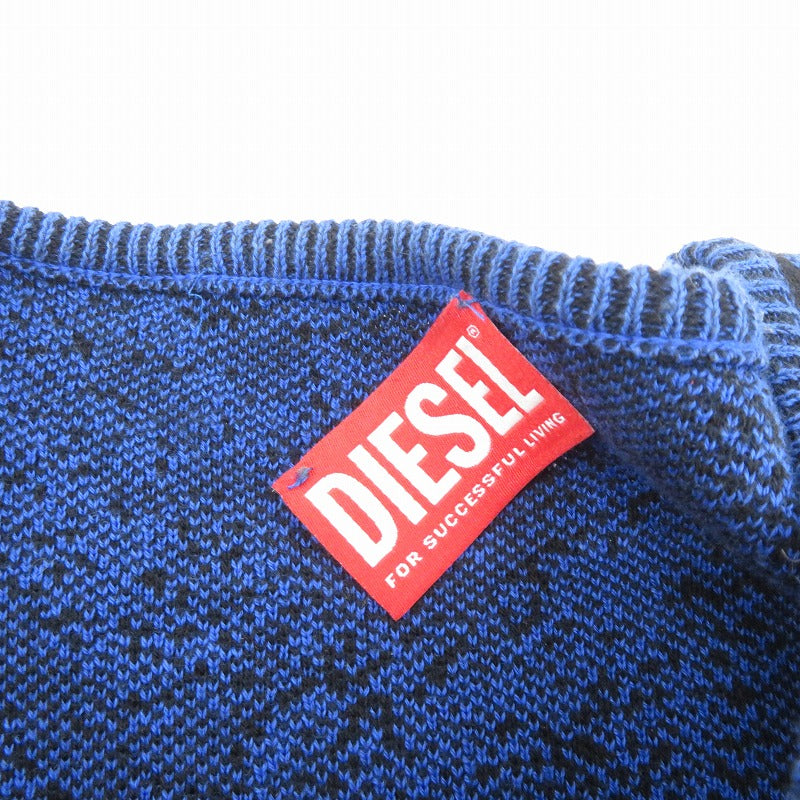DIESEL | ディーゼル ニット A17551 ブルー サイズ：XS【瀬戸大橋店】