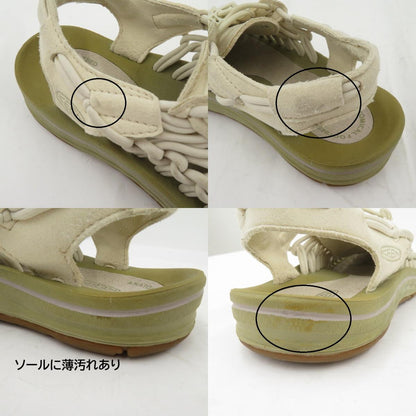 KEEN | キーン ウィメンズ ユニーク サンダル 1018698 サイズ:23.0cm ホワイト 23cm【瀬戸大橋店】