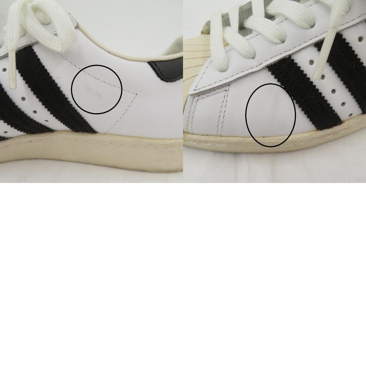 adidas Originals | アディダスオリジナルス SUPERSTAR 80s 金ベロ スニーカー G61070 サイズ:24.0cm ホワイト 24cm【瀬戸大橋店】