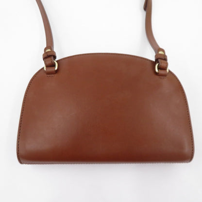 A.P.C | アーペーセー CLUTCH DEMI-LUNE ショルダーバッグ ブラウン【瀬戸大橋店】