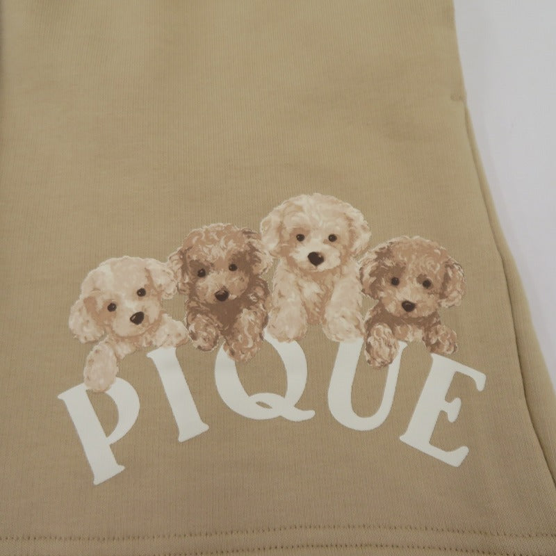 gelato pique | ジェラートピケ トイプードル 裏毛ショートパンツ ショートパンツ PWCP251302 ベージュ サイズ：FreeSize【瀬戸大橋店】