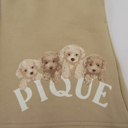 gelato pique | ジェラートピケ トイプードル 裏毛ショートパンツ ショートパンツ PWCP251302 ベージュ サイズ：FreeSize【瀬戸大橋店】