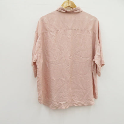 anuke Twill Over Shirts 24SS 半袖シャツ 62410404 ピンク サイズ：FreeSize【瀬戸大橋店】