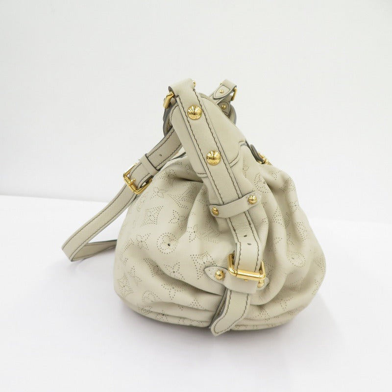 LOUIS VUITTON | ルイ・ヴィトン マヒナ XS ショルダーバッグ M95768 ベージュ【瀬戸大橋店】
