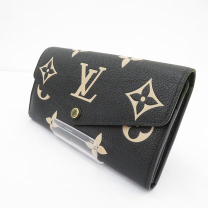 LOUIS VUITTON | ルイ・ヴィトン ポルトフォイユ・サラ バイカラー モノグラム アンプラント 長財布 M80496 ブラック【瀬戸大橋店】