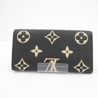 LOUIS VUITTON | ルイ・ヴィトン ポルトフォイユ・サラ バイカラー モノグラム アンプラント 長財布 M80496 ブラック【瀬戸大橋店】
