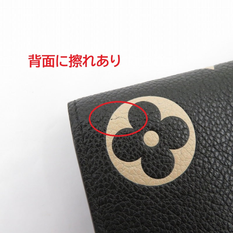 LOUIS VUITTON | ルイ・ヴィトン ポルトフォイユ・サラ バイカラー モノグラム アンプラント 長財布 M80496 ブラック【瀬戸大橋店】