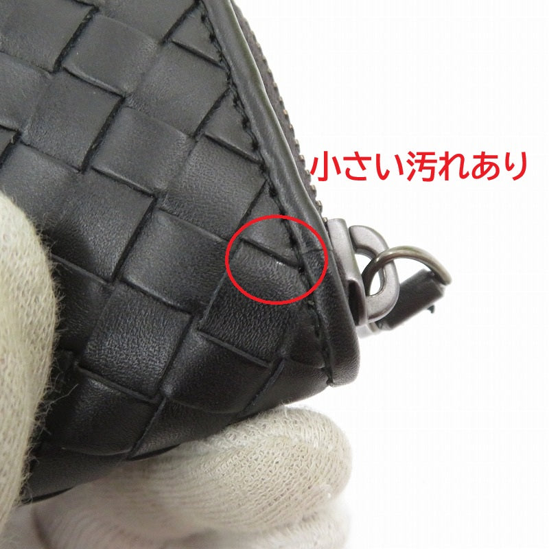 BOTTEGA VENETA | ボッテガヴェネタ イントレチャート コインケース 114075 ブラック【瀬戸大橋店】