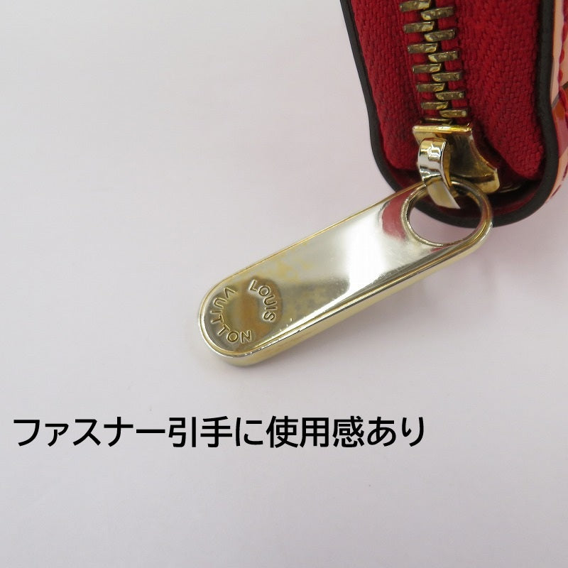 LOUIS VUITTON | ルイ・ヴィトン ヴェルニ スイート・モノグラム ジッピーウォレット モノグラム 長財布 M90125 レッド【瀬戸大橋店】