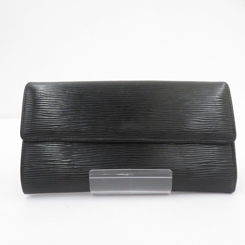 LOUIS VUITTON | ルイ・ヴィトン エピ ポシェット・ポルトモネ クレディ 長財布 M63592 ブラック【瀬戸大橋店】