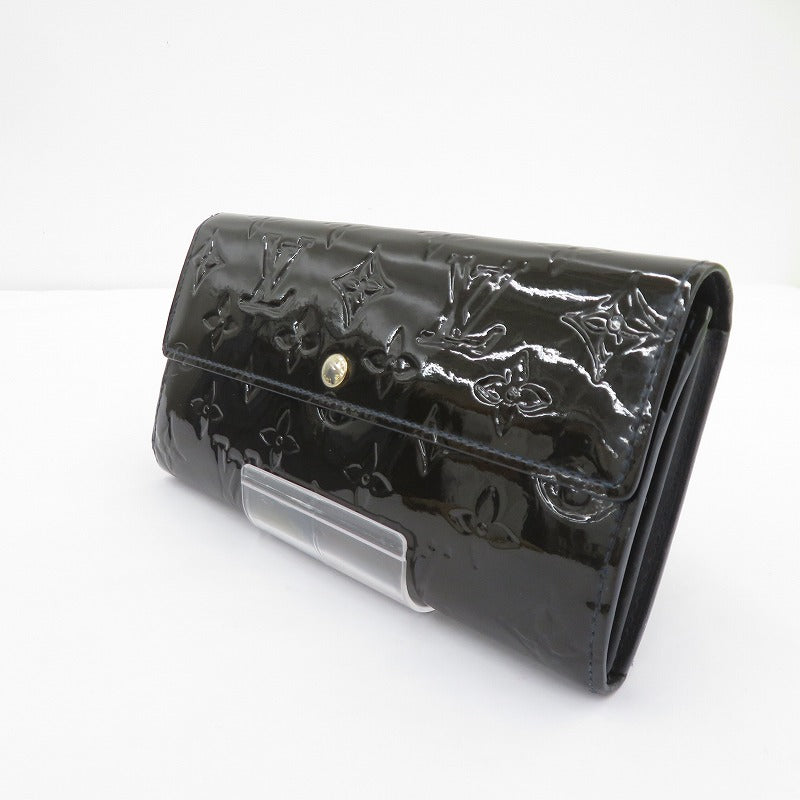 LOUIS VUITTON | ルイ・ヴィトン ヴェルニ ポルトフォイユ・サラ 長財布 M91464 ブラック【瀬戸大橋店】