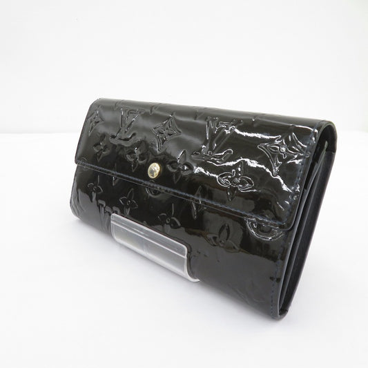 LOUIS VUITTON | ルイ・ヴィトン ヴェルニ ポルトフォイユ・サラ 長財布 M91464 ブラック【瀬戸大橋店】