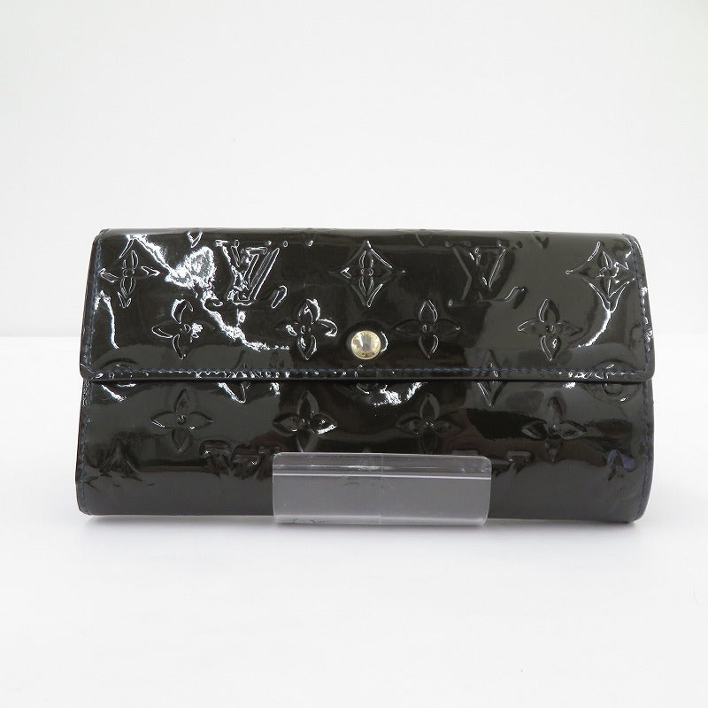 LOUIS VUITTON | ルイ・ヴィトン ヴェルニ ポルトフォイユ・サラ 長財布 M91464 ブラック【瀬戸大橋店】
