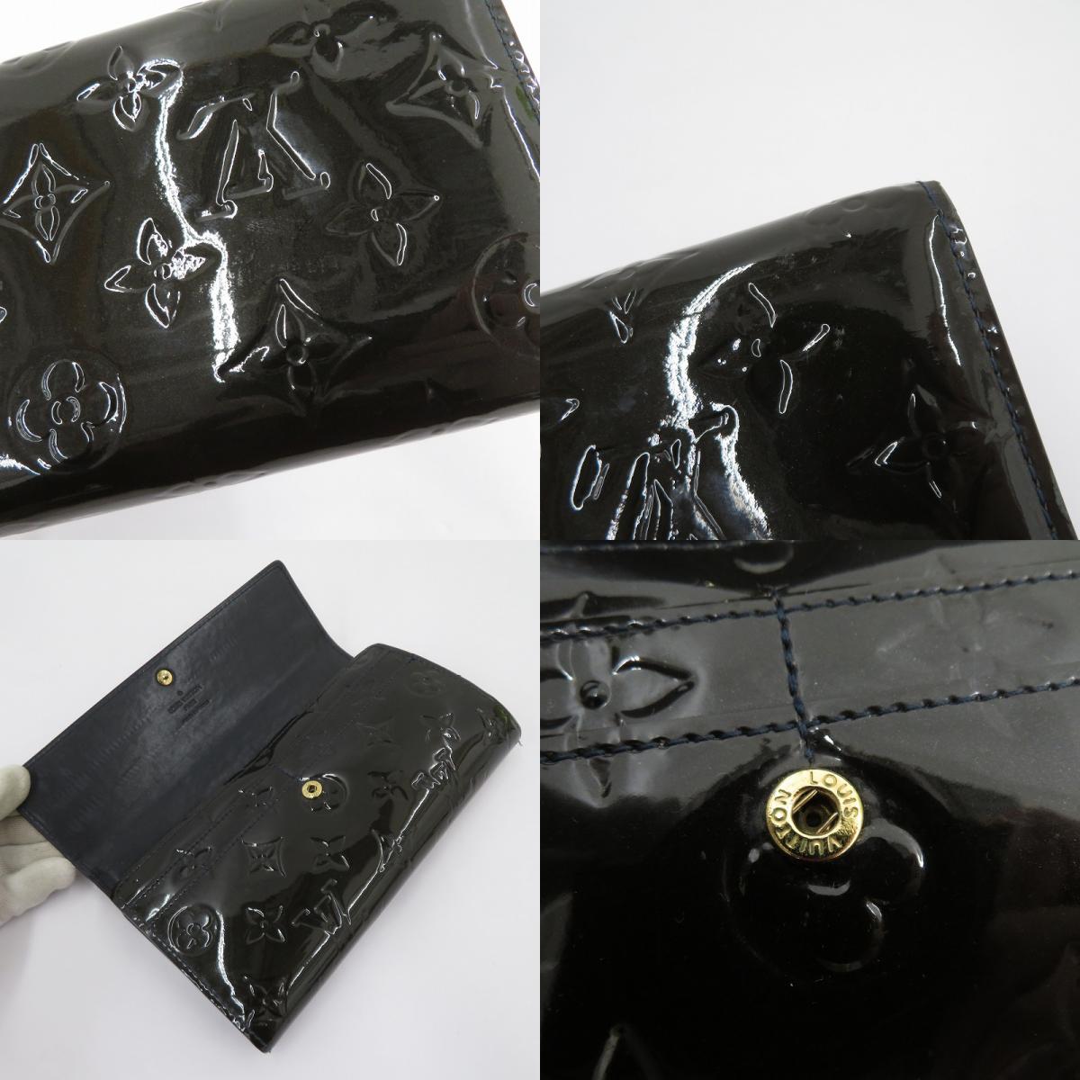 LOUIS VUITTON | ルイ・ヴィトン ヴェルニ ポルトフォイユ・サラ 長財布 M91464 ブラック【瀬戸大橋店】