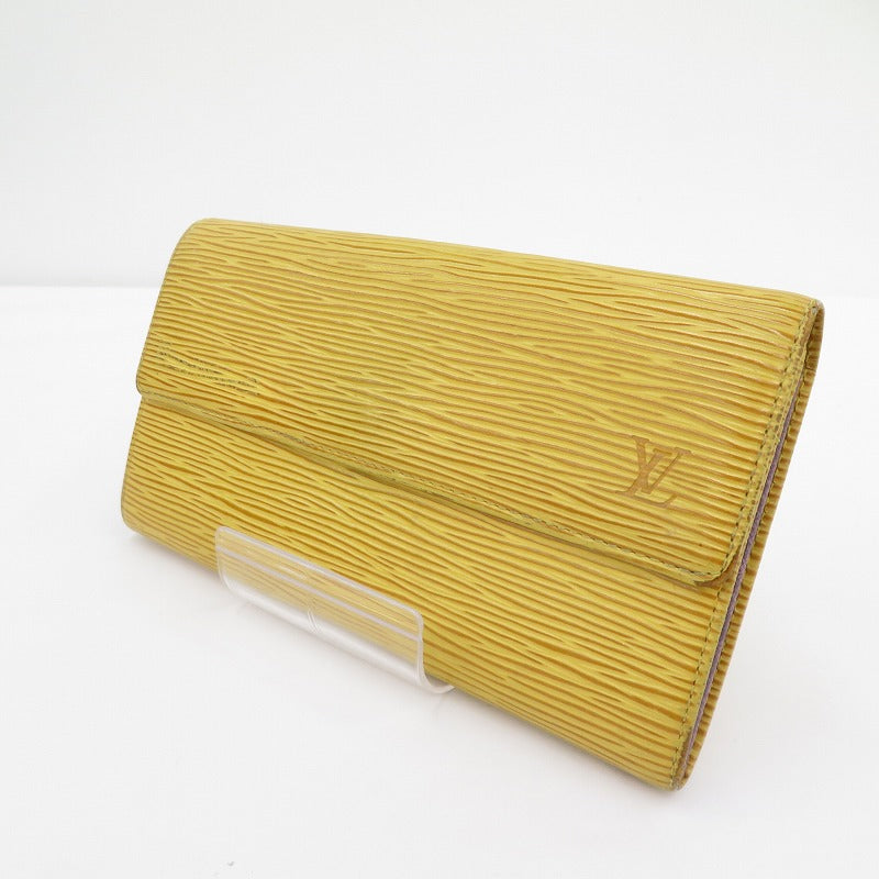 LOUIS VUITTON | ルイ・ヴィトン エピ ポシェット ポルトモネ クレディ 長財布 M63579 イエロー【瀬戸大橋店】