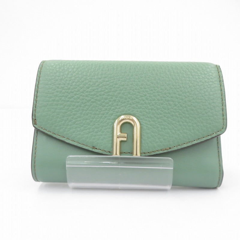 Furla | フルラ PRIMURA M COMPACT 三つ折り財布 WP00217 グリーン【瀬戸大橋店】