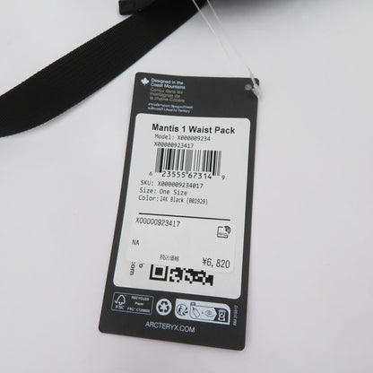 ARC'TERYX | アークテリクス MANTIS 1 ウエストバッグ X000009234 ブラック【瀬戸大橋店】