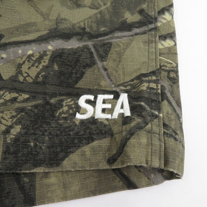 WIND AND SEA | ウィンダンシーウインダンシー SEA ESS SHORT カモ ショートパンツ WDS-ESPT-25-Q3-PT01 マルチカラー サイズ：M【瀬戸大橋店】