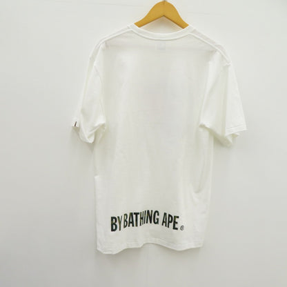 A BATHING APE | アベイシングエイプ TRIAL CAMO APE FACE STA TEE 半袖Ｔシャツ 001TEL301035M ホワイト サイズ：XL【瀬戸大橋店】