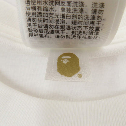 A BATHING APE | アベイシングエイプ TRIAL CAMO APE FACE STA TEE 半袖Ｔシャツ 001TEL301035M ホワイト サイズ：XL【瀬戸大橋店】
