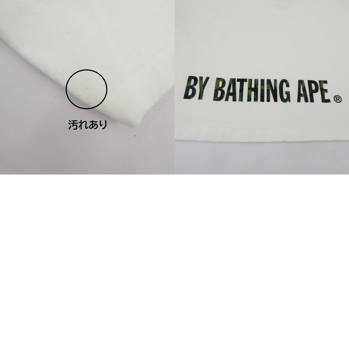 A BATHING APE | アベイシングエイプ TRIAL CAMO APE FACE STA TEE 半袖Ｔシャツ 001TEL301035M ホワイト サイズ：XL【瀬戸大橋店】