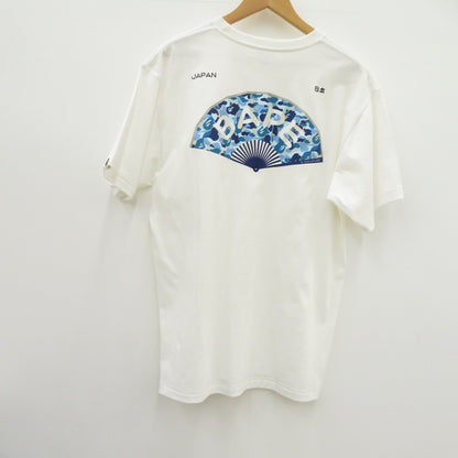 A BATHING APE | アベイシングエイプ JAPANESE FAN TEE 半袖Ｔシャツ 001TEL221058F ホワイト サイズ：XL【瀬戸大橋店】