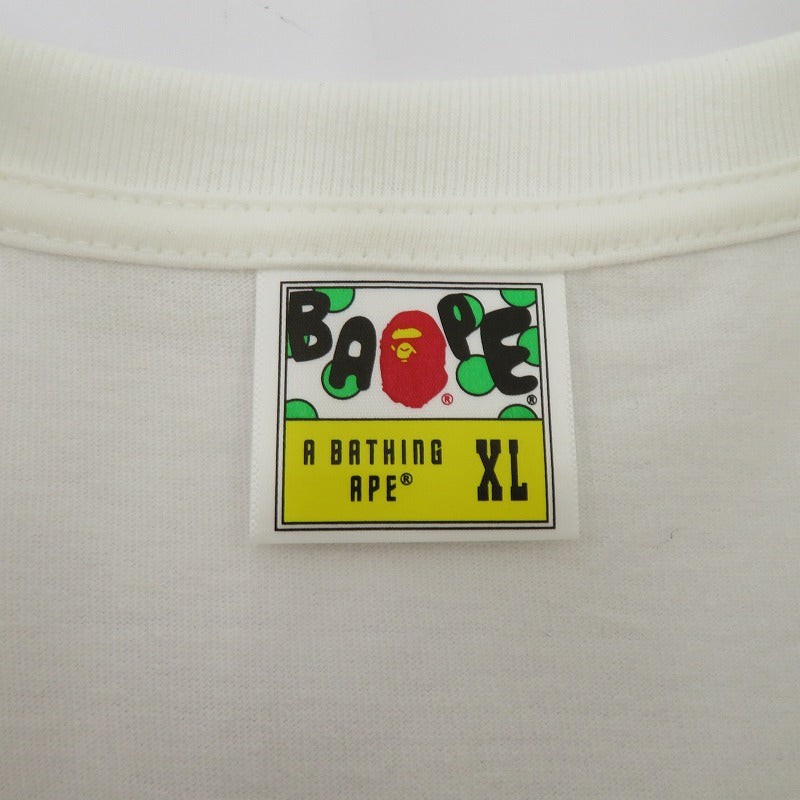 A BATHING APE | アベイシングエイプ JAPANESE FAN TEE 半袖Ｔシャツ 001TEL221058F ホワイト サイズ：XL【瀬戸大橋店】