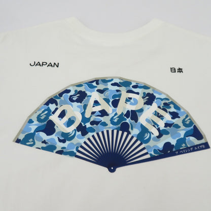 A BATHING APE | アベイシングエイプ JAPANESE FAN TEE 半袖Ｔシャツ 001TEL221058F ホワイト サイズ：XL【瀬戸大橋店】