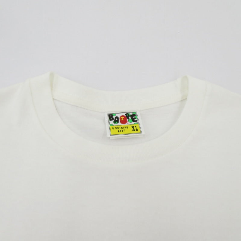 A BATHING APE | アベイシングエイプ COLOR CAMO SIDE SHARK TEE 半袖Ｔシャツ 001TEK801037M ホワイト サイズ：XL【瀬戸大橋店】