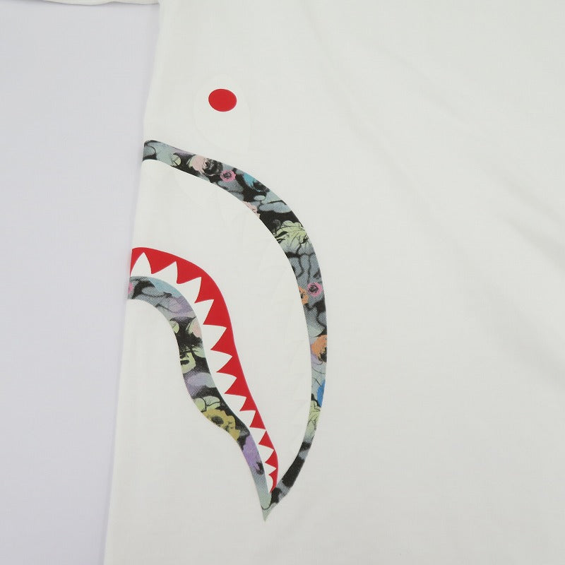 A BATHING APE | アベイシングエイプ COLOR CAMO SIDE SHARK TEE 半袖Ｔシャツ 001TEK801037M ホワイト サイズ：XL【瀬戸大橋店】