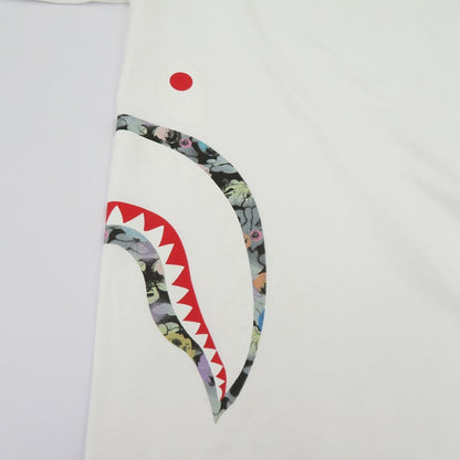 A BATHING APE | アベイシングエイプ COLOR CAMO SIDE SHARK TEE 半袖Ｔシャツ 001TEK801037M ホワイト サイズ：XL【瀬戸大橋店】