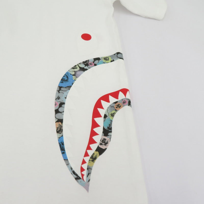 A BATHING APE | アベイシングエイプ COLOR CAMO SIDE SHARK TEE 半袖Ｔシャツ 001TEK801037M ホワイト サイズ：XL【瀬戸大橋店】