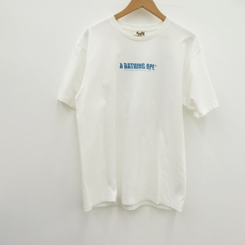 A BATHING APE | アベイシングエイプ JAPAN SOUVENIR TEE 半袖Ｔシャツ 001TEL221057F ホワイト サイズ：XL【瀬戸大橋店】