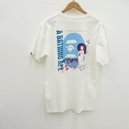 A BATHING APE | アベイシングエイプ JAPAN SOUVENIR TEE 半袖Ｔシャツ 001TEL221057F ホワイト サイズ：XL【瀬戸大橋店】