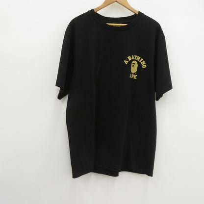 A BATHING APE | アベイシングエイプ 1ST CAMO COLLEGE ATS TEE 半袖Ｔシャツ 001TEK801015M ブラック サイズ：XL【瀬戸大橋店】