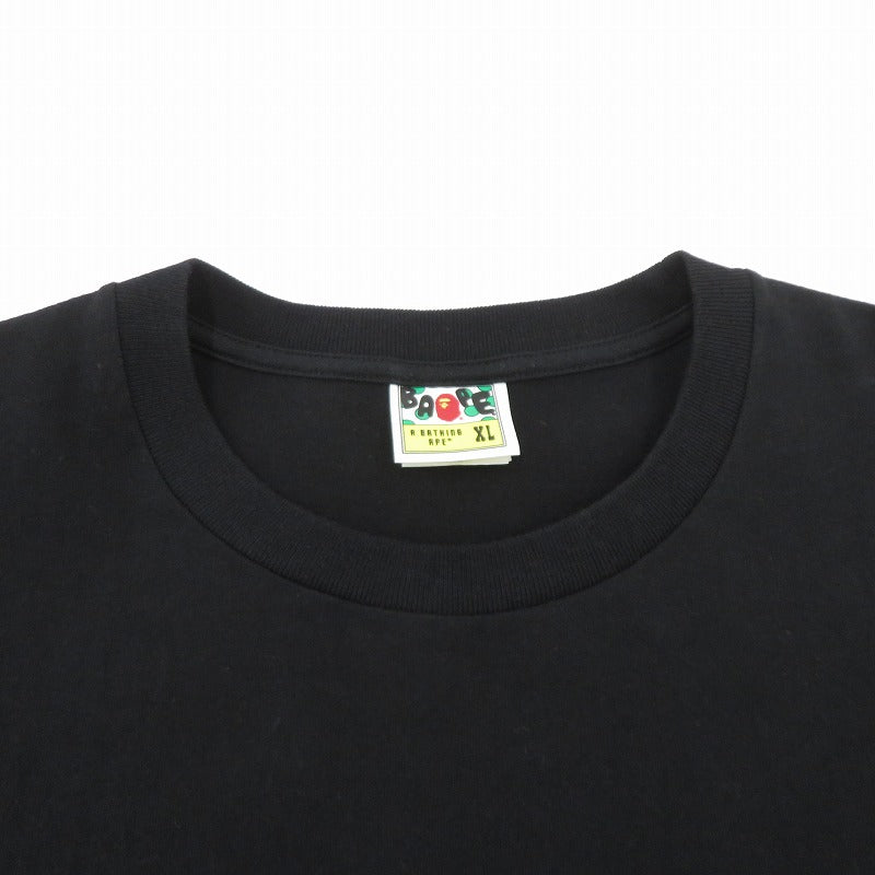 A BATHING APE | アベイシングエイプ 1ST CAMO COLLEGE ATS TEE 半袖Ｔシャツ 001TEK801015M ブラック サイズ：XL【瀬戸大橋店】