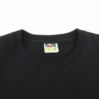 A BATHING APE | アベイシングエイプ 1ST CAMO COLLEGE ATS TEE 半袖Ｔシャツ 001TEK801015M ブラック サイズ：XL【瀬戸大橋店】