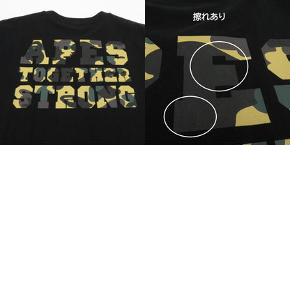 A BATHING APE | アベイシングエイプ 1ST CAMO COLLEGE ATS TEE 半袖Ｔシャツ 001TEK801015M ブラック サイズ：XL【瀬戸大橋店】