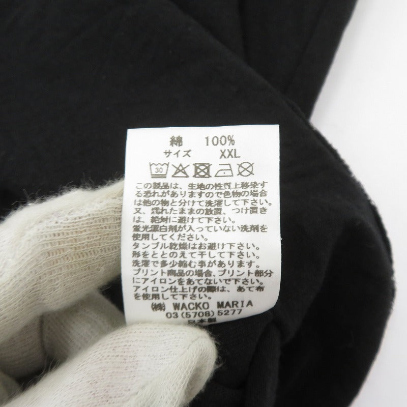 WACKOMARIA | ワコマリア 半袖Ｔシャツ 26SS-WMT-WT12 ブラック サイズ：XXL【瀬戸大橋店】