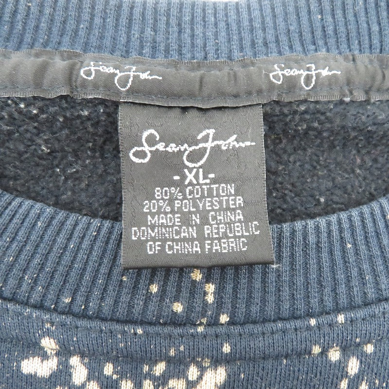 Sean John | ショーンジョン スウェット ネイビー サイズ：XL【瀬戸大橋店】