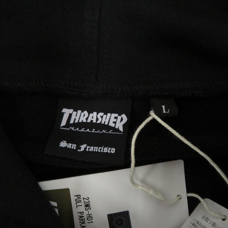 THRASHER | スラッシャー パーカー ブラック サイズ：L【瀬戸大橋店】